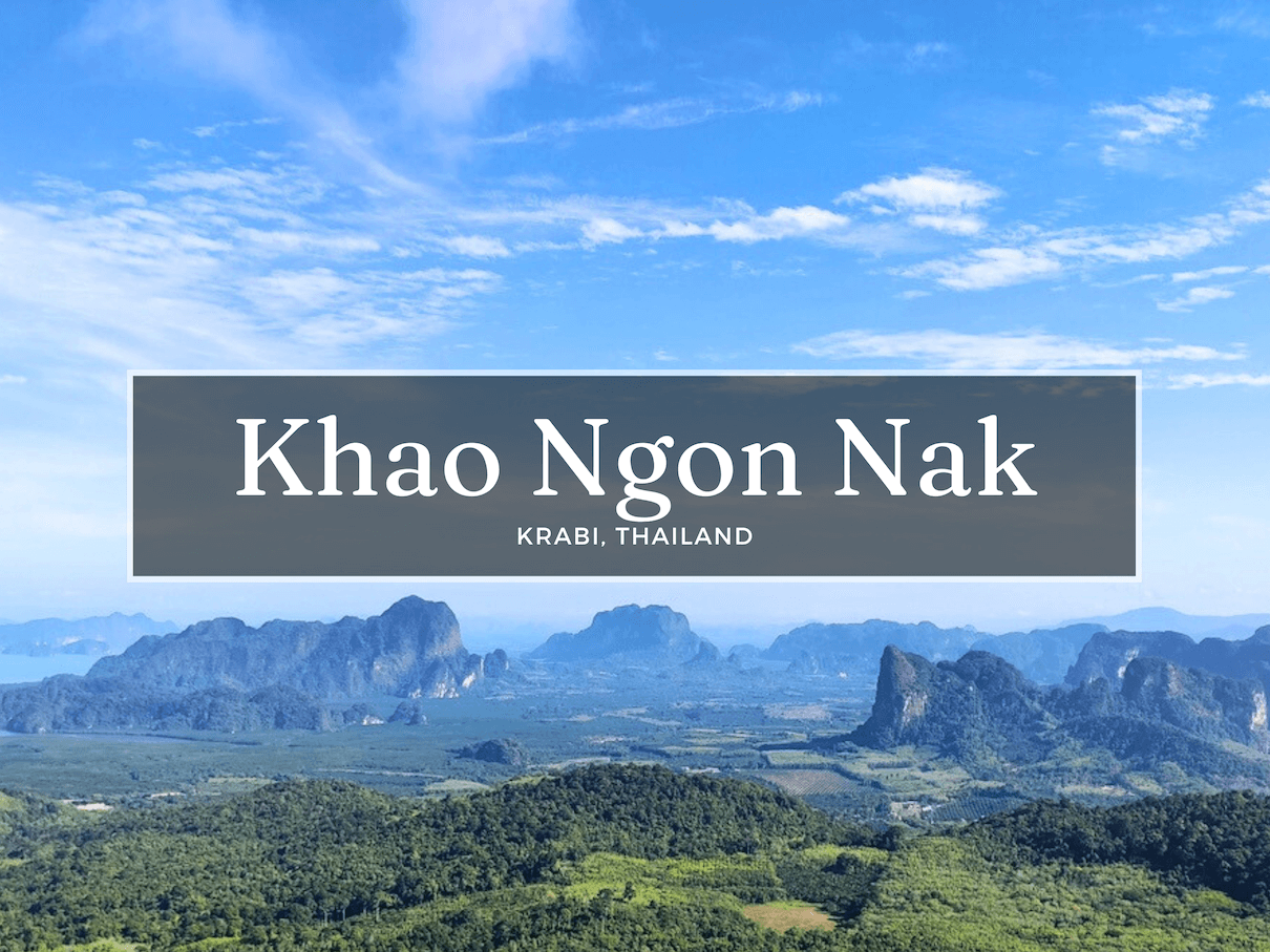 Hiking Dragon Crest Mountain in Krabi