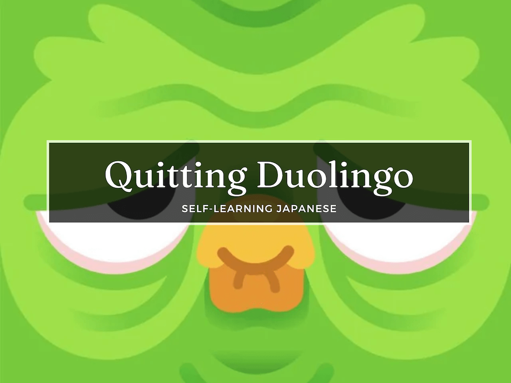 Why I'm quitting Duolingo